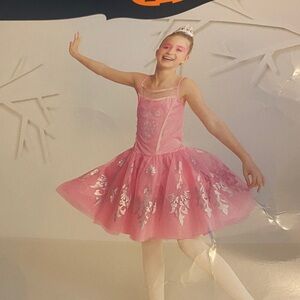 Charming Pink Dance Costume for Kids